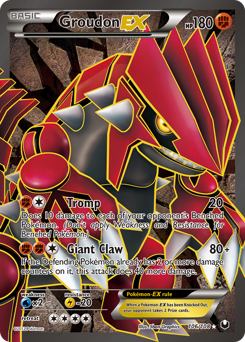 Groudon-EX #106 Dark Explorers
