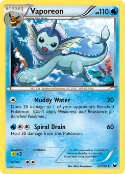 Vaporeon #25 PSA 10
