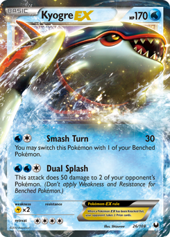 Kyogre-EX #26 Dark Explorers