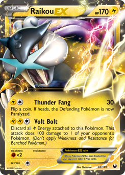 Raikou-EX #38 Dark Explorers