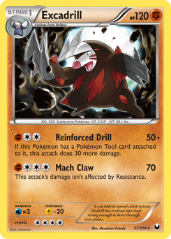 Excadrill Dark Explorers #57