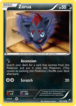 Zorua Dark Explorers #69