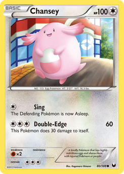 Chansey Dark Explorers #80