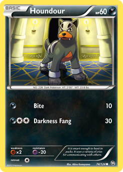 Houndour #74 PSA 10
