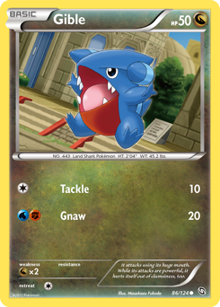 Gible #86 Dragons Exalted