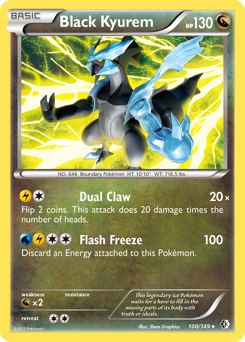 Black Kyurem #100 Boundaries Crossed