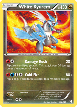 White Kyurem #102 Boundaries Crossed