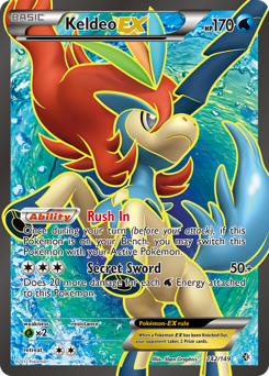 Keldeo-EX #142 Boundaries Crossed