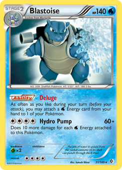 Blastoise #31 Boundaries Crossed