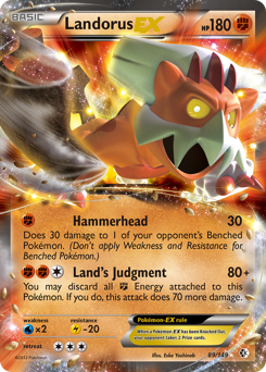 Landorus-EX #89 Boundaries Crossed
