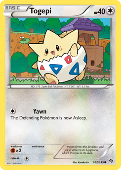 Togepi #102 Plasma Storm