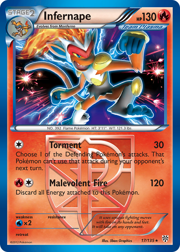 Infernape #17 Plasma Storm
