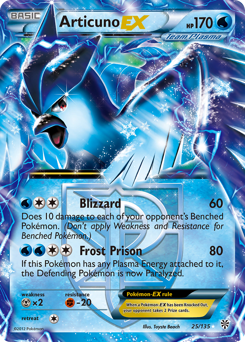 Articuno-EX #25 Plasma Storm
