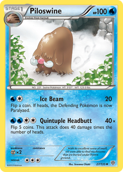 Piloswine #27 Plasma Storm