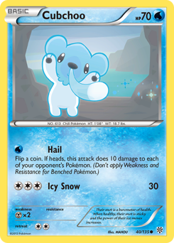 Cubchoo #40 Plasma Storm