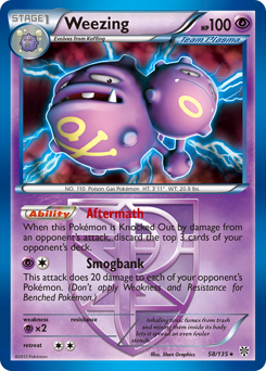 Weezing #58 Plasma Storm