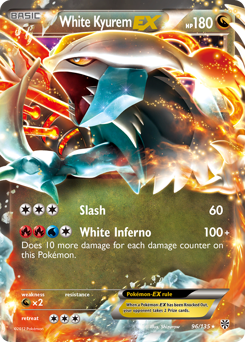 White Kyurem-EX #96 Plasma Storm