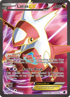 Latias-EX Plasma Freeze #112