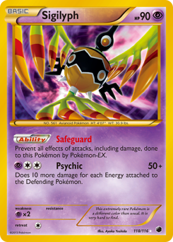 Sigilyph #118 Plasma Freeze