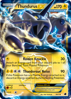 Thundurus-EX #38 Plasma Freeze