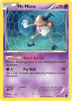 Mr. Mime #47 Plasma Freeze