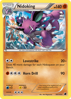 Nidoking #58 Plasma Freeze