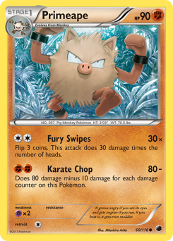 Primeape Plasma Freeze #60