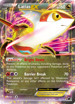 Latias-EX Plasma Freeze #85