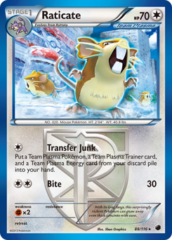 Raticate #88 Plasma Freeze