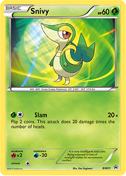 Snivy #BW01 BW Black Star Promos