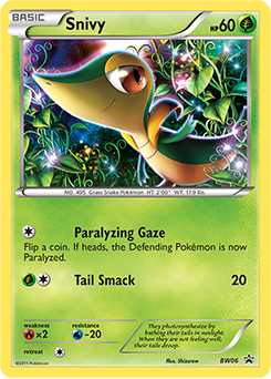 Snivy #BW06 BW Black Star Promos