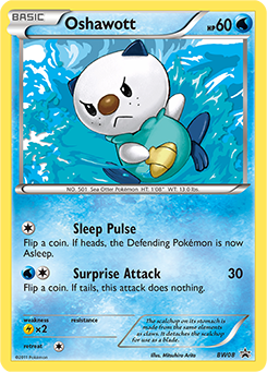 Oshawott #BW08 BW Black Star Promos