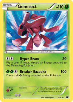 Genesect #BW101 BW Black Star Promos