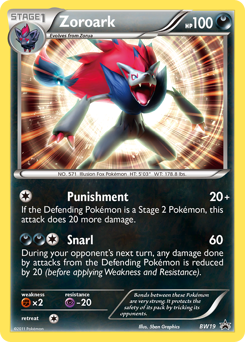 Zoroark #BW19 BW Black Star Promos