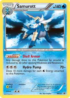 Samurott #BW22 BW Black Star Promos