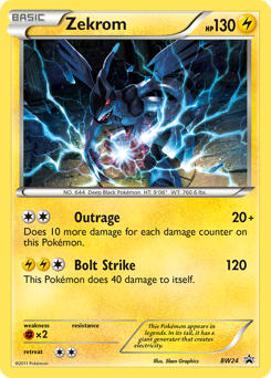 Zekrom #BW24 BW Black Star Promos