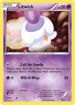 Litwick #BW27 BW Black Star Promos