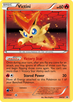 Victini #BW32 BW Black Star Promos