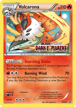 Volcarona #BW40 BW Black Star Promos