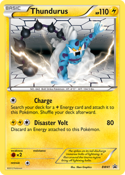 Thundurus #BW41 BW Black Star Promos