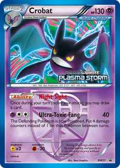 Crobat #BW51 BW Black Star Promos