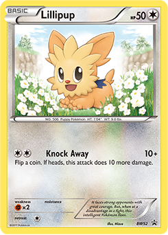 Lillipup #BW52 BW Black Star Promos
