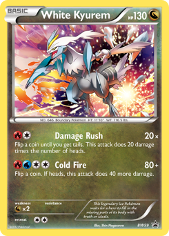 White Kyurem #BW59 BW Black Star Promos