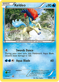Keldeo #BW60 BW Black Star Promos