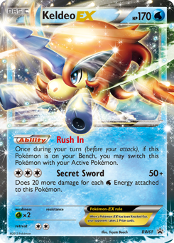 Keldeo-EX #BW61 BW Black Star Promos