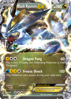 Black Kyurem-EX #BW62 BW Black Star Promos