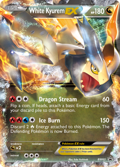 White Kyurem-EX #BW63 BW Black Star Promos