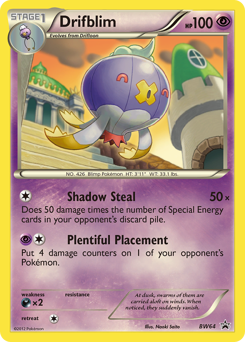 Drifblim #BW64 BW Black Star Promos