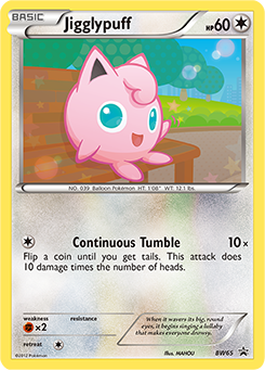Jigglypuff #BW65 BW Black Star Promos