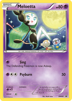Meloetta #BW68 BW Black Star Promos